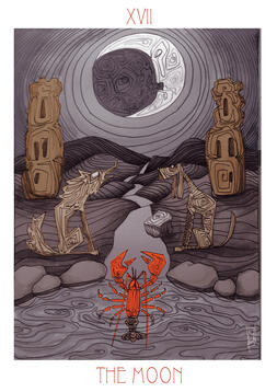 The Moon - Tarot card