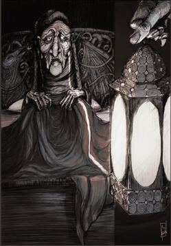 Tale Tale Heart - Edgar Alan Poe - Illustration